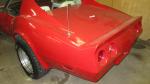 1977 Corvette Coupe, Red Cool Custom Hot Rod Fast Car