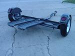 New Heavy Duty Tow Dolly with Hydraulic Surge Brakes, 14" Tires, Turntable, Ratchets and Tie-Down Straps