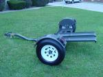 New Heavy Duty Tow Dolly with Hydraulic Surge Brakes, 14" Tires, Turntable, Ratchets and Tie-Down Straps