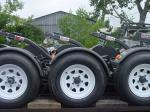 New Heavy Duty Tow Dolly with Hydraulic Surge Brakes, 14" Tires, Turntable, Ratchets and Tie-Down Straps