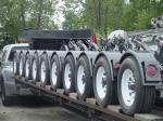 New Heavy Duty Tow Dolly with Hydraulic Surge Brakes, 14" Tires, Turntable, Ratchets and Tie-Down Straps