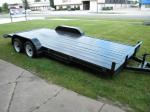 Trailer 16 + 2, 18 Foot Wood Deck Tandem Axle Flatbed Car Trailers, New, (Used Also Available)