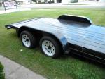 Trailer 16 + 2, 18 Foot Wood Deck Tandem Axle Flatbed Car Trailers, New, (Used Also Available)