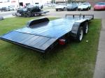 Trailer 16 + 2, 18 Foot Wood Deck Tandem Axle Flatbed Car Trailers, New, (Used Also Available)