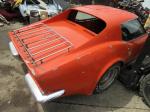 1971 Corvette Red/Orange Coupe Parts Car was 350 Auto PS PB AC 