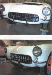 1956 Corvette Convertible Restored w/White Soft Top & a White Hardtop, 283 Automatic Discs